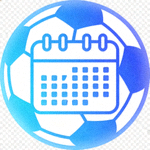 2026世界杯官方赛程网站Logo - 蓝色足球标志