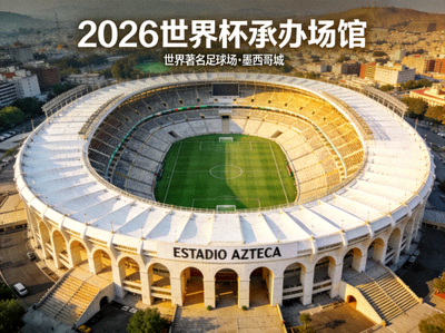 墨西哥城阿兹特克体育场历史性场馆 - 世界著名足球场，将承办2026世界杯比赛